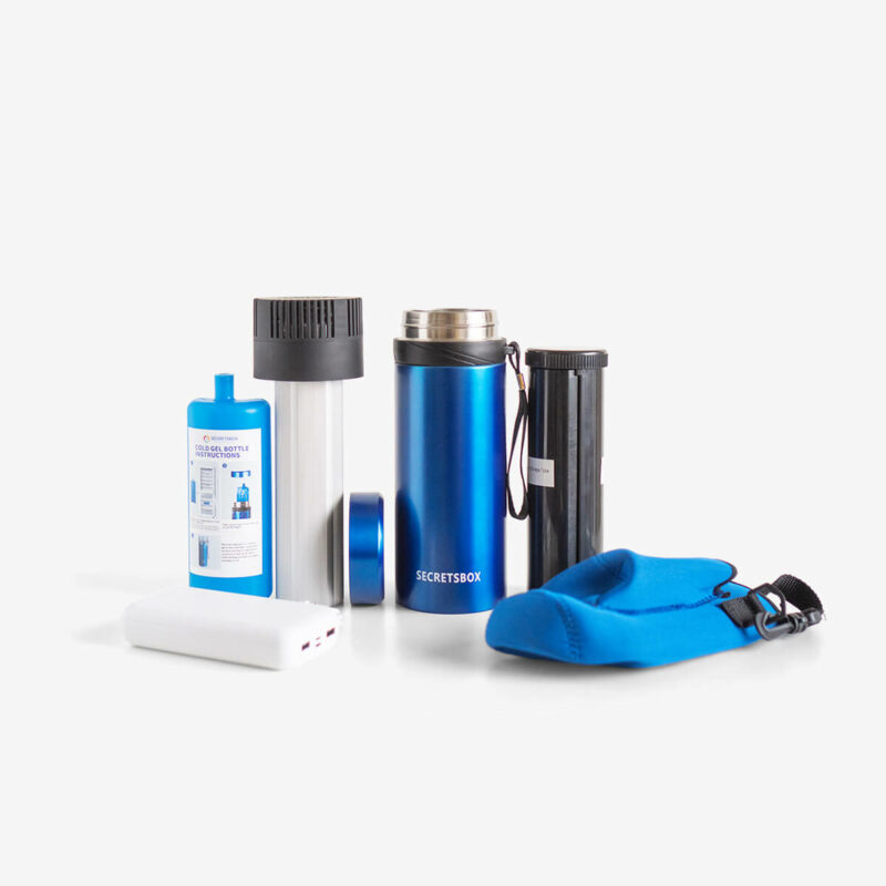 Ultimate JourneySafe Cooler Suite with Power Bank Gray Background